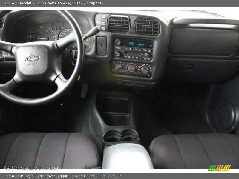 Black / Graphite 2004 Chevrolet S10 LS Crew Cab 4x4