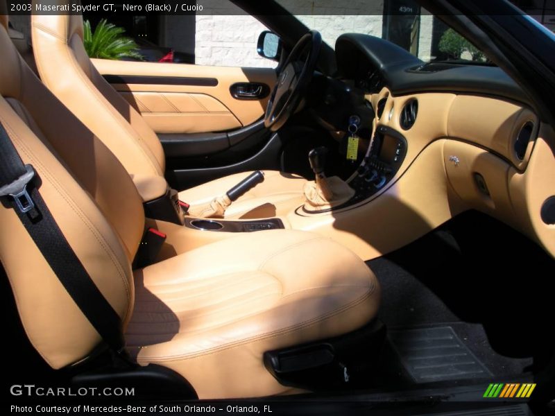 Nero (Black) / Cuoio 2003 Maserati Spyder GT