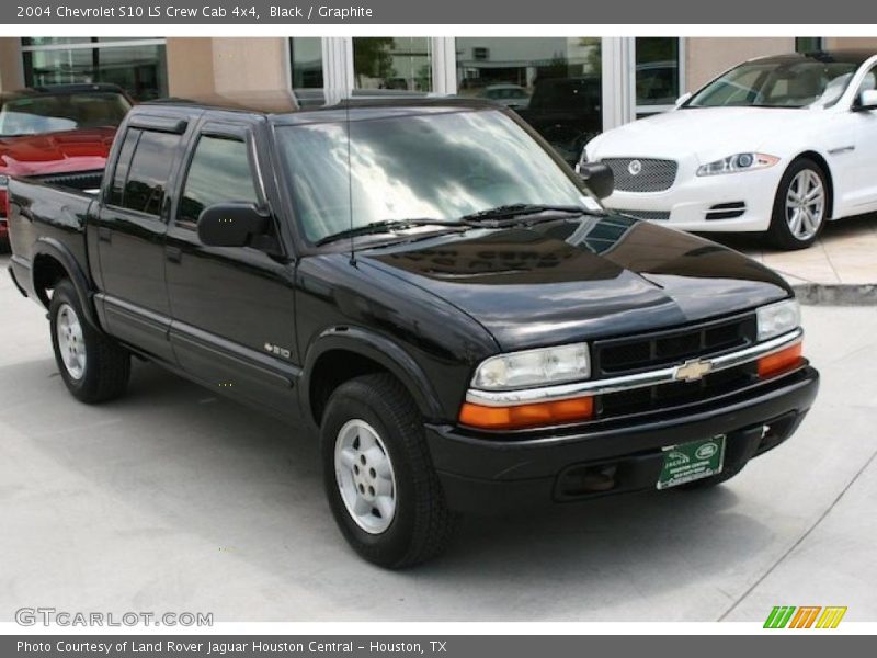 Black / Graphite 2004 Chevrolet S10 LS Crew Cab 4x4