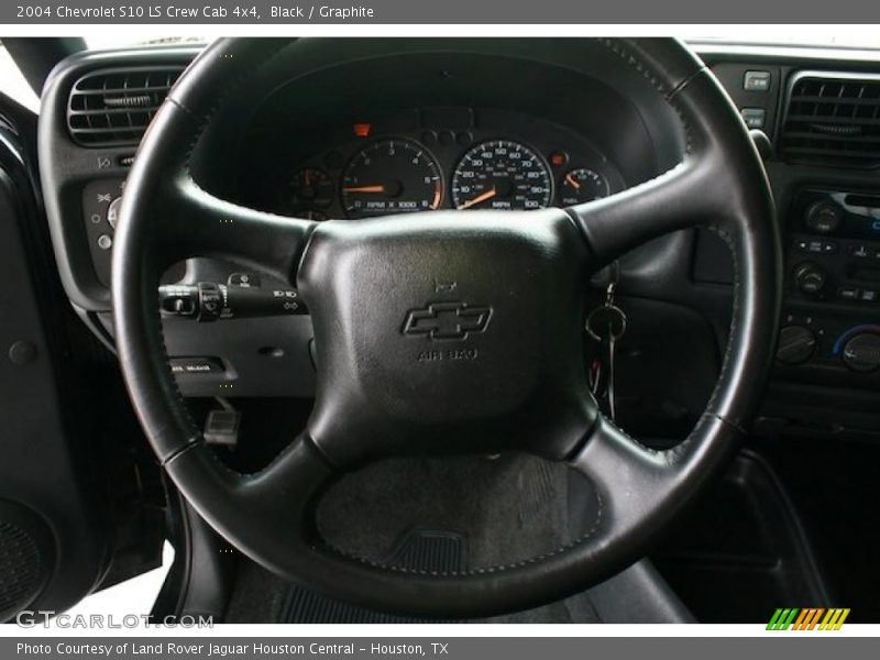 Black / Graphite 2004 Chevrolet S10 LS Crew Cab 4x4