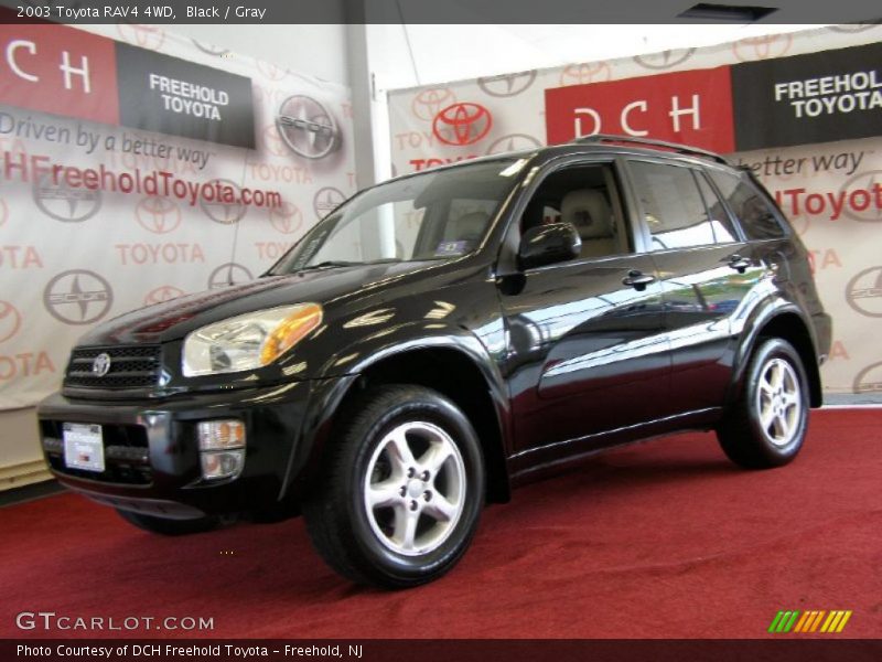 Black / Gray 2003 Toyota RAV4 4WD