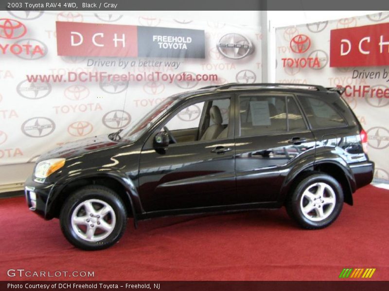 Black / Gray 2003 Toyota RAV4 4WD
