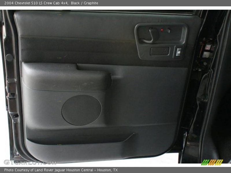 Black / Graphite 2004 Chevrolet S10 LS Crew Cab 4x4