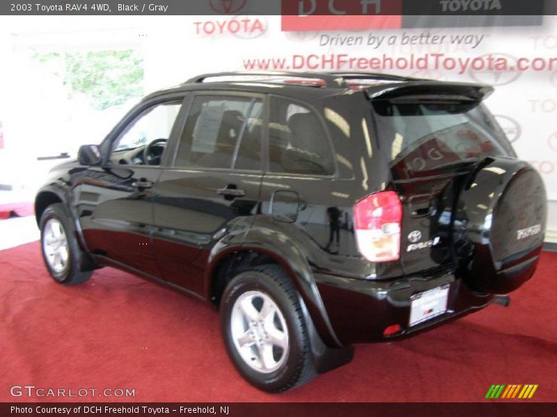 Black / Gray 2003 Toyota RAV4 4WD