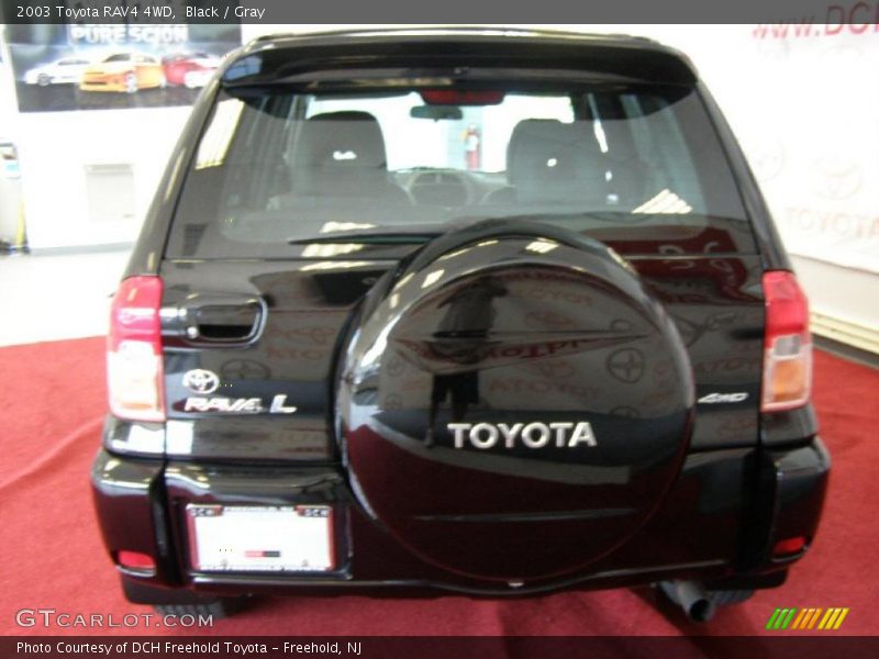 Black / Gray 2003 Toyota RAV4 4WD