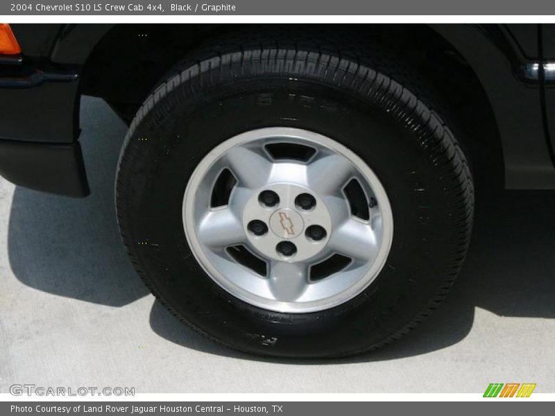 Black / Graphite 2004 Chevrolet S10 LS Crew Cab 4x4