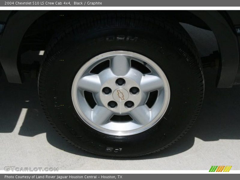 Black / Graphite 2004 Chevrolet S10 LS Crew Cab 4x4