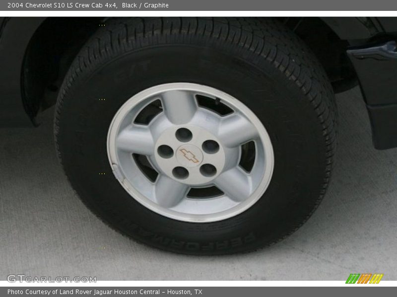 Black / Graphite 2004 Chevrolet S10 LS Crew Cab 4x4