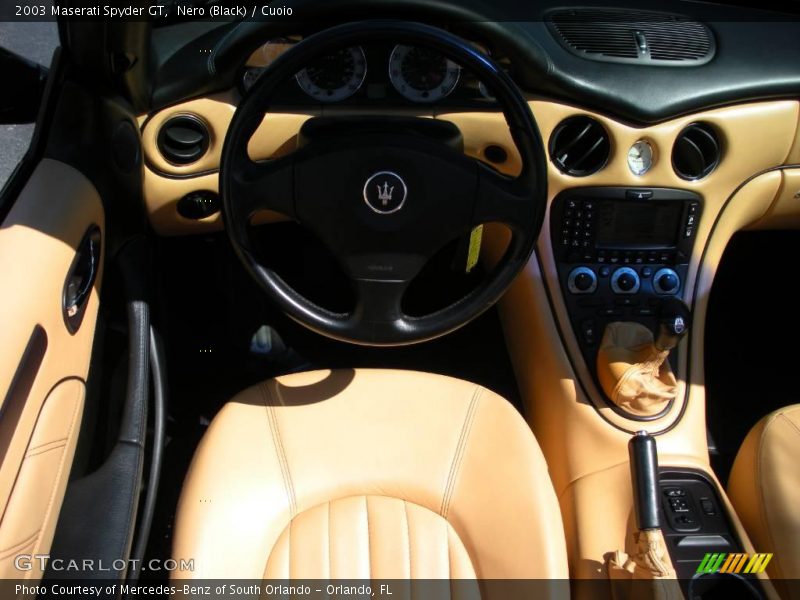 Nero (Black) / Cuoio 2003 Maserati Spyder GT
