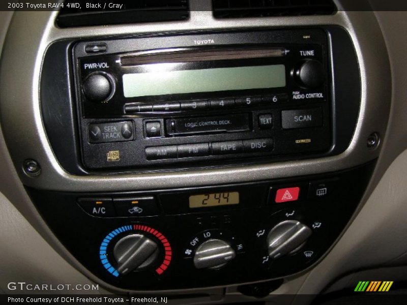 Black / Gray 2003 Toyota RAV4 4WD