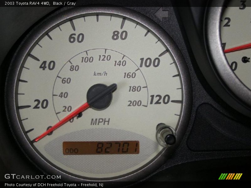 Black / Gray 2003 Toyota RAV4 4WD