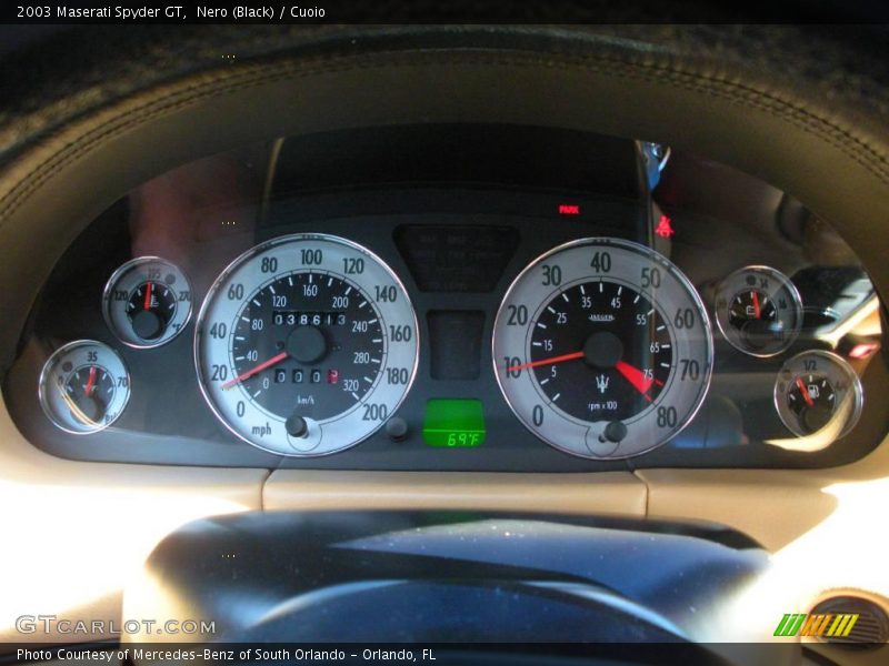 Nero (Black) / Cuoio 2003 Maserati Spyder GT