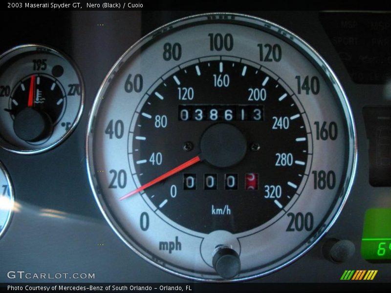 Nero (Black) / Cuoio 2003 Maserati Spyder GT