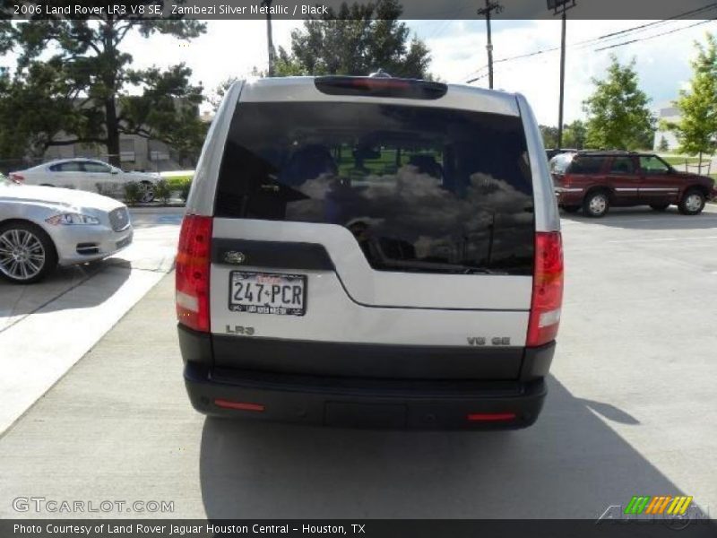 Zambezi Silver Metallic / Black 2006 Land Rover LR3 V8 SE