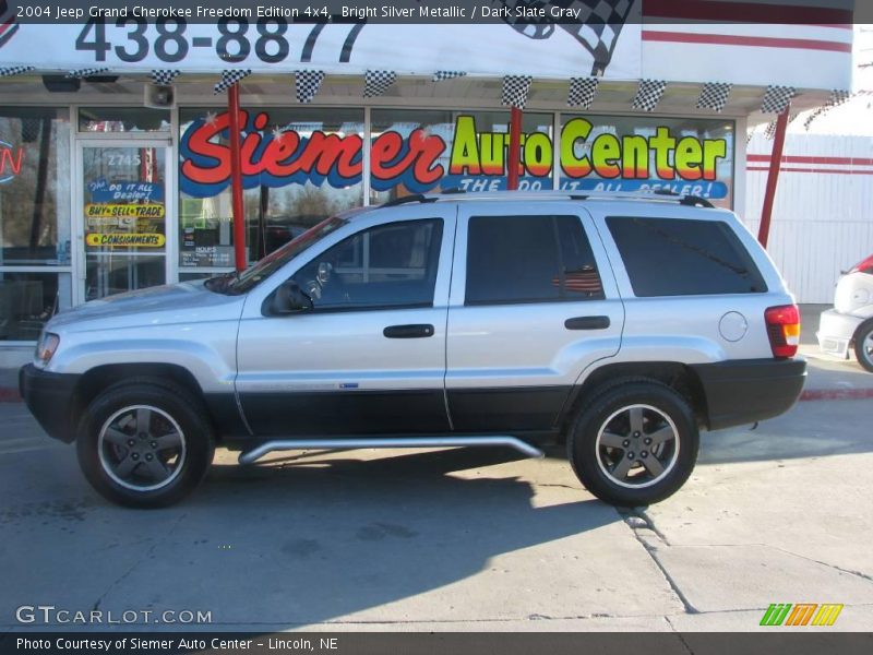 Bright Silver Metallic / Dark Slate Gray 2004 Jeep Grand Cherokee Freedom Edition 4x4
