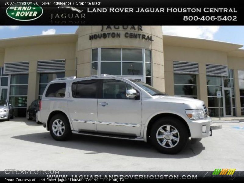 Silver Indulgence / Graphite Black 2007 Infiniti QX 56