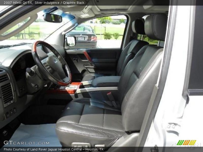 Silver Indulgence / Graphite Black 2007 Infiniti QX 56