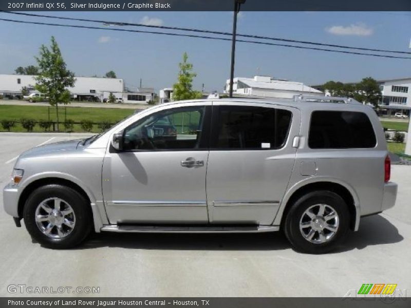 Silver Indulgence / Graphite Black 2007 Infiniti QX 56