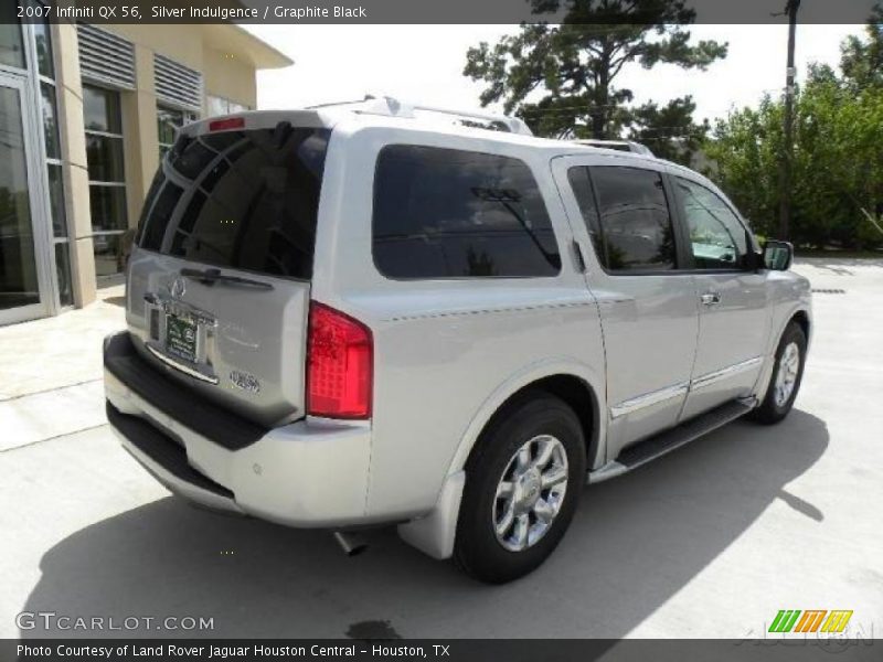 Silver Indulgence / Graphite Black 2007 Infiniti QX 56