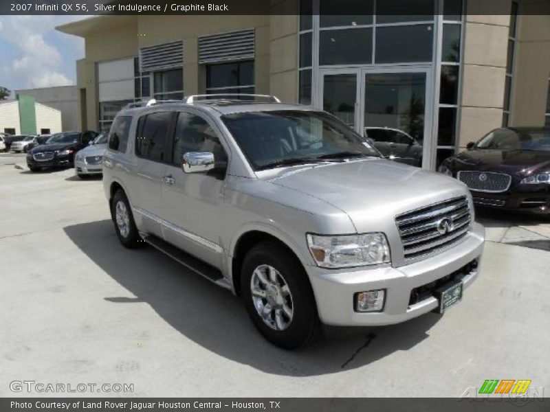 Silver Indulgence / Graphite Black 2007 Infiniti QX 56