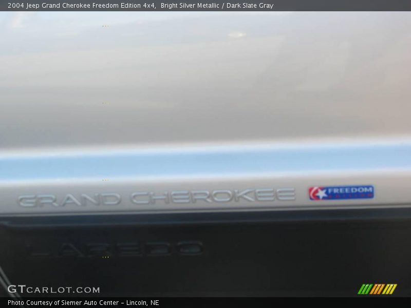 Bright Silver Metallic / Dark Slate Gray 2004 Jeep Grand Cherokee Freedom Edition 4x4