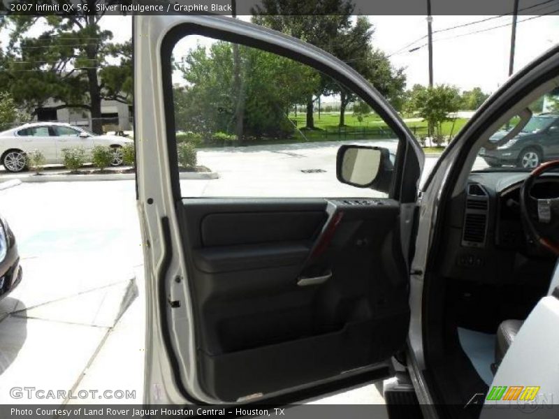 Silver Indulgence / Graphite Black 2007 Infiniti QX 56