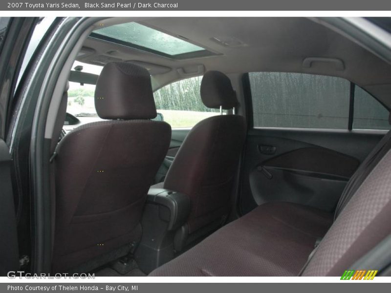 Black Sand Pearl / Dark Charcoal 2007 Toyota Yaris Sedan