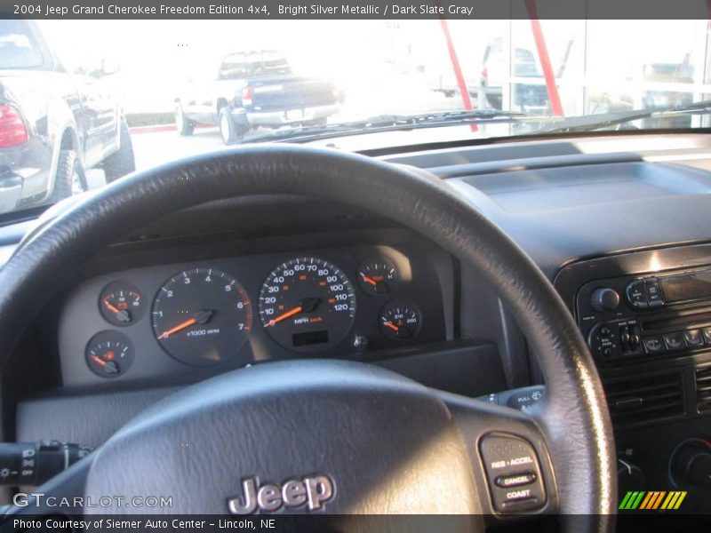 Bright Silver Metallic / Dark Slate Gray 2004 Jeep Grand Cherokee Freedom Edition 4x4