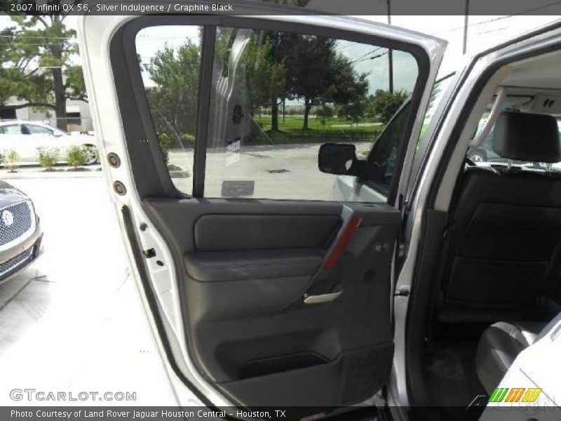 Silver Indulgence / Graphite Black 2007 Infiniti QX 56