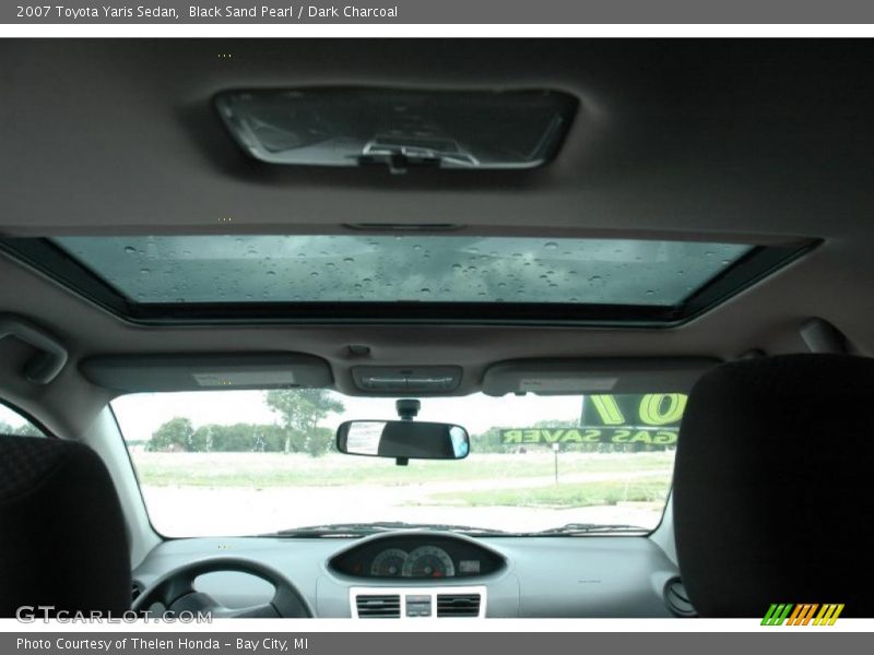 Black Sand Pearl / Dark Charcoal 2007 Toyota Yaris Sedan