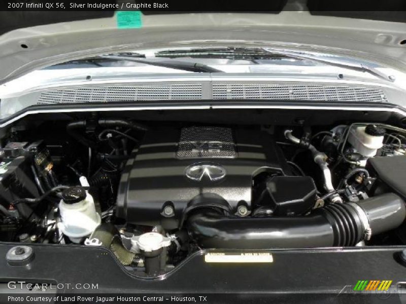 Silver Indulgence / Graphite Black 2007 Infiniti QX 56