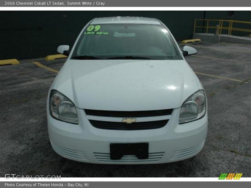 Summit White / Gray 2009 Chevrolet Cobalt LT Sedan