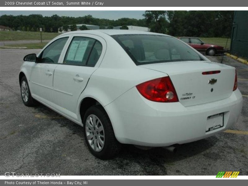Summit White / Gray 2009 Chevrolet Cobalt LT Sedan