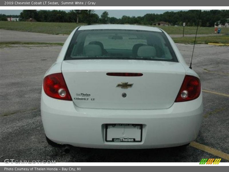 Summit White / Gray 2009 Chevrolet Cobalt LT Sedan