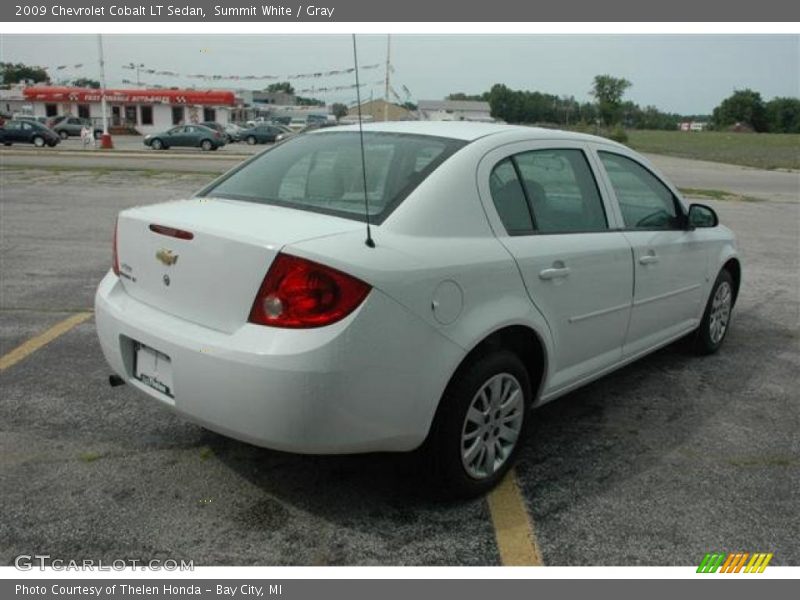 Summit White / Gray 2009 Chevrolet Cobalt LT Sedan