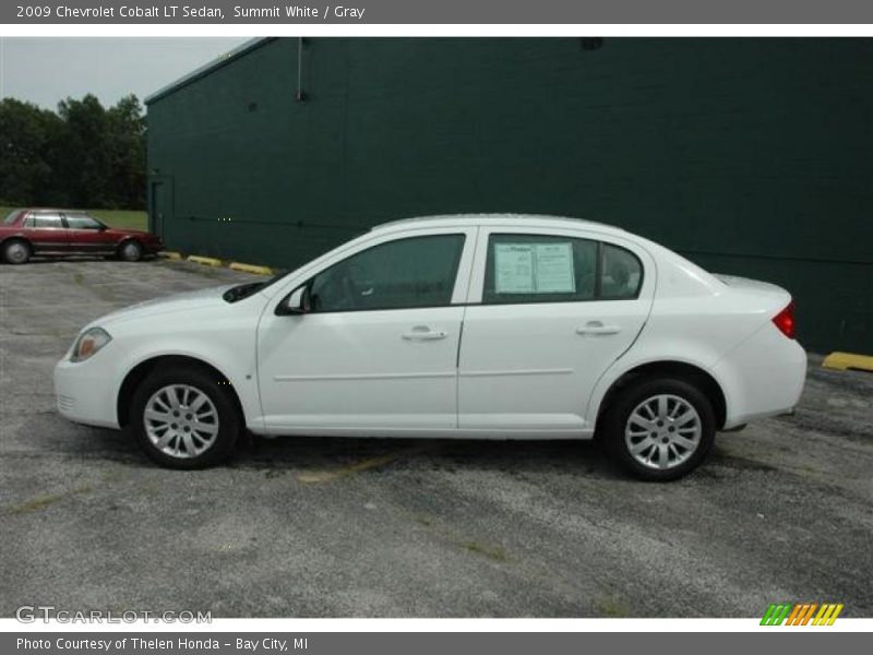 Summit White / Gray 2009 Chevrolet Cobalt LT Sedan