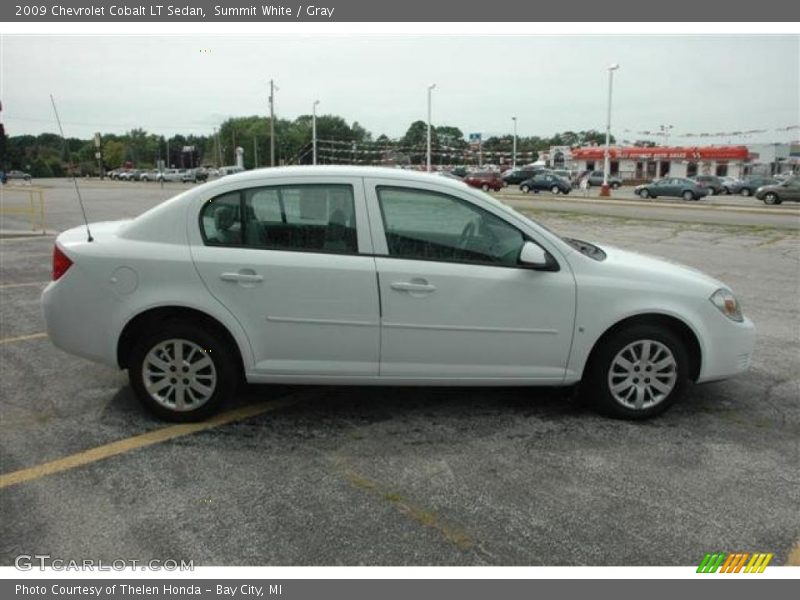 Summit White / Gray 2009 Chevrolet Cobalt LT Sedan