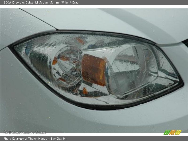 Summit White / Gray 2009 Chevrolet Cobalt LT Sedan