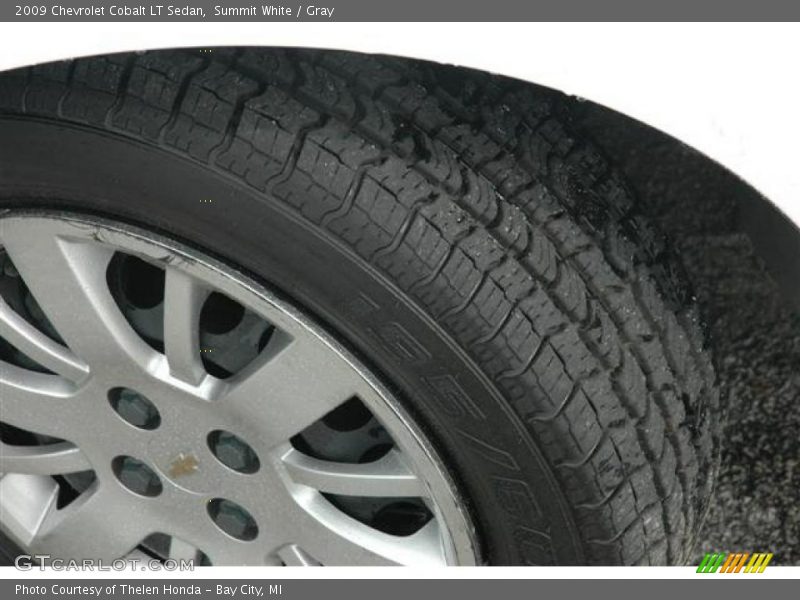 Summit White / Gray 2009 Chevrolet Cobalt LT Sedan