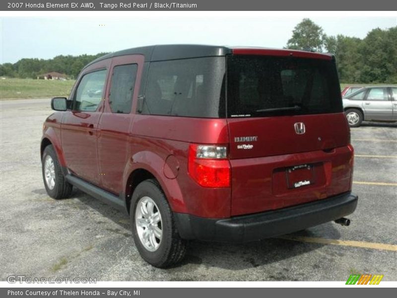 Tango Red Pearl / Black/Titanium 2007 Honda Element EX AWD