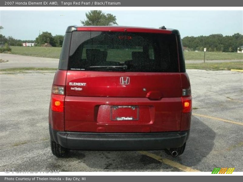 Tango Red Pearl / Black/Titanium 2007 Honda Element EX AWD