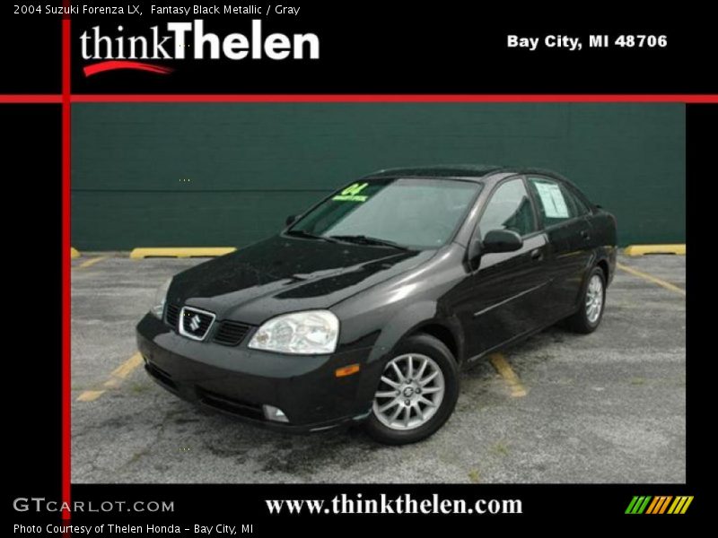 Fantasy Black Metallic / Gray 2004 Suzuki Forenza LX