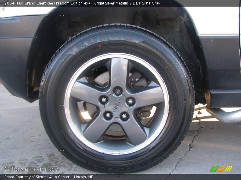 Bright Silver Metallic / Dark Slate Gray 2004 Jeep Grand Cherokee Freedom Edition 4x4
