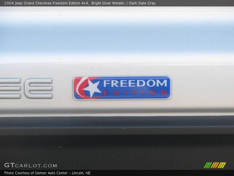 Bright Silver Metallic / Dark Slate Gray 2004 Jeep Grand Cherokee Freedom Edition 4x4