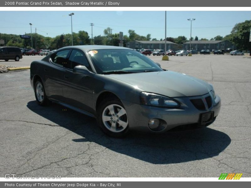 Shadow Gray Metallic / Ebony 2008 Pontiac Grand Prix Sedan