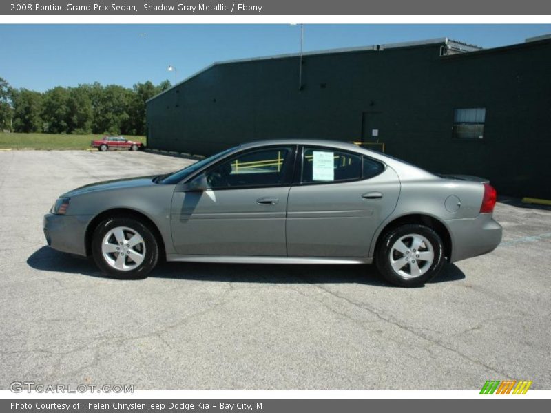 Shadow Gray Metallic / Ebony 2008 Pontiac Grand Prix Sedan