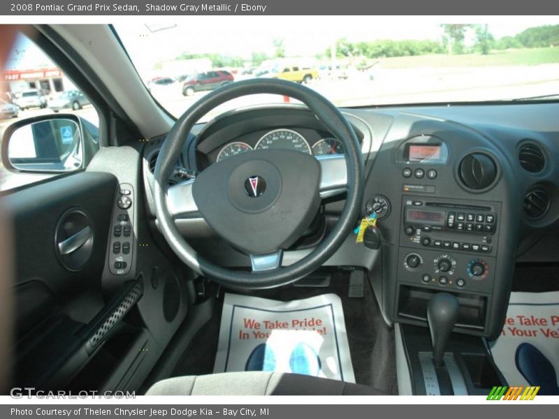 Shadow Gray Metallic / Ebony 2008 Pontiac Grand Prix Sedan