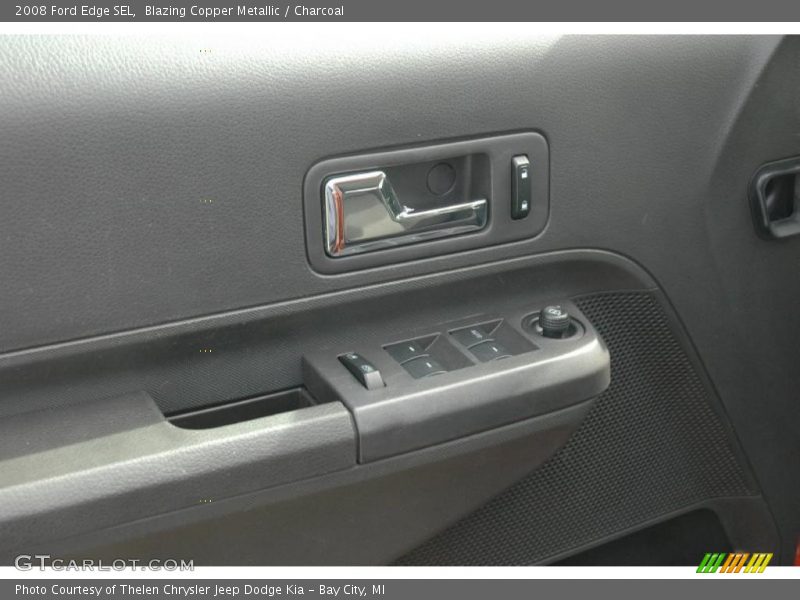 Blazing Copper Metallic / Charcoal 2008 Ford Edge SEL
