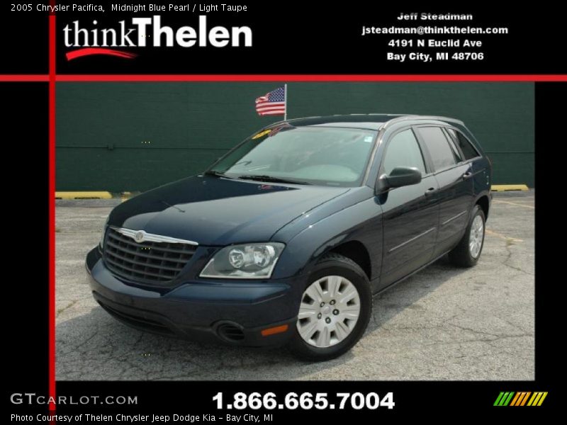 Midnight Blue Pearl / Light Taupe 2005 Chrysler Pacifica