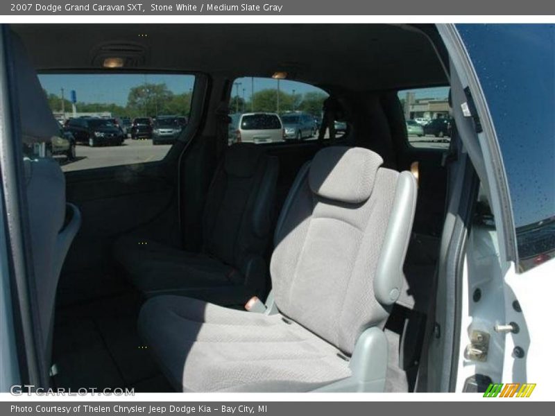 Stone White / Medium Slate Gray 2007 Dodge Grand Caravan SXT